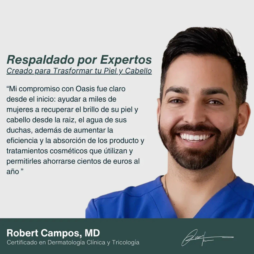 AquaShield™ | Protege Tu Piel y Tu Cabello del Agua Dañina