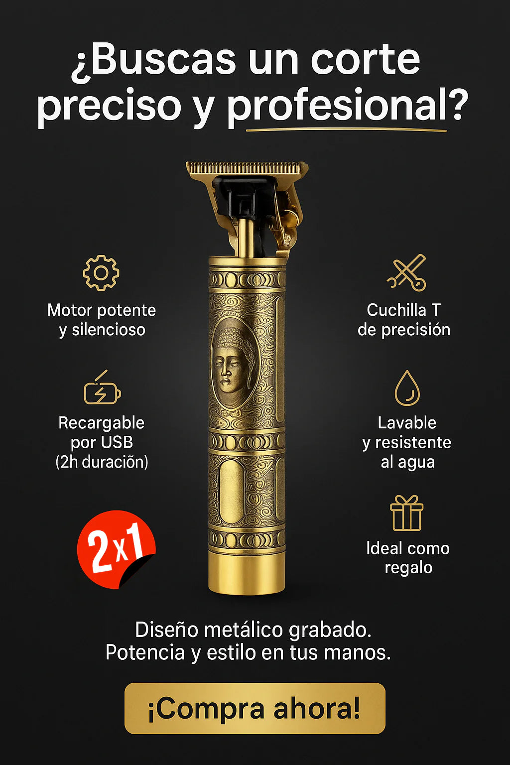 CorteX™ | Máquina Inalámbrica Profesional (OFERTA 2x1)