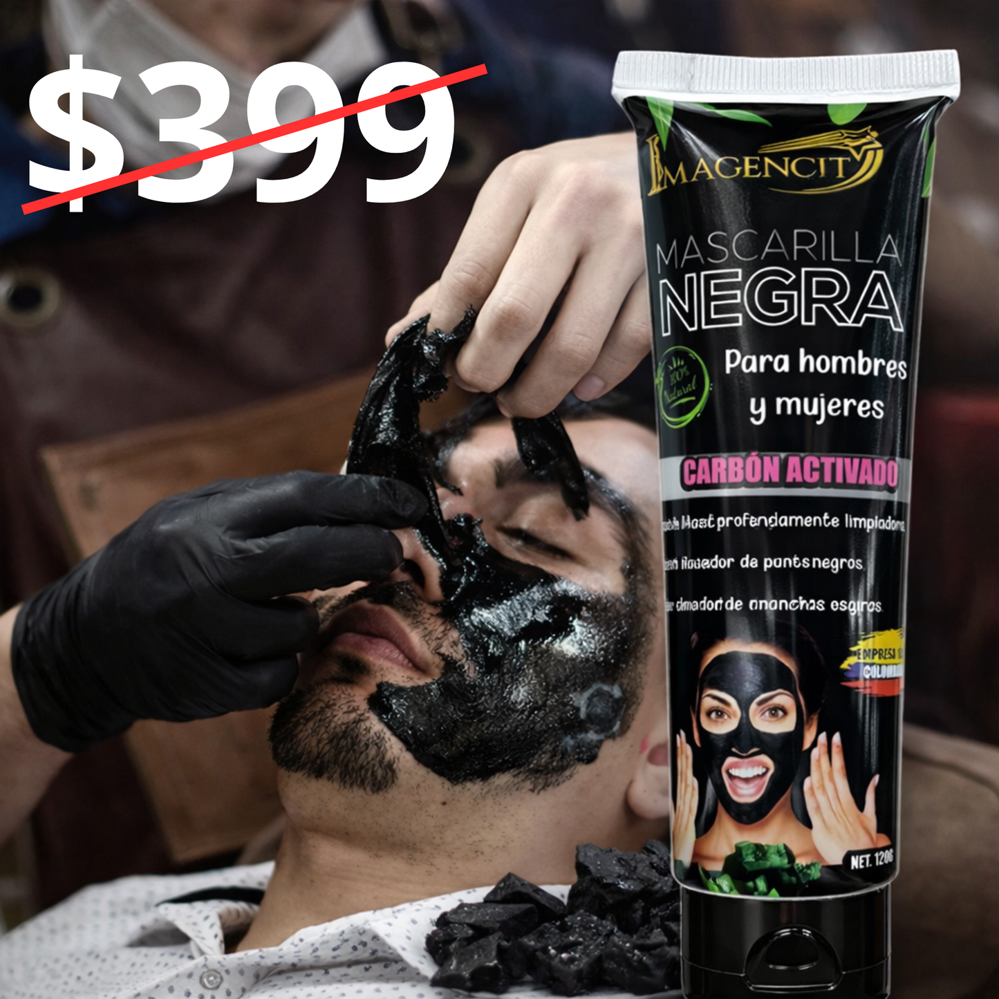 Mascarilla Negra Detox Puntos Negros