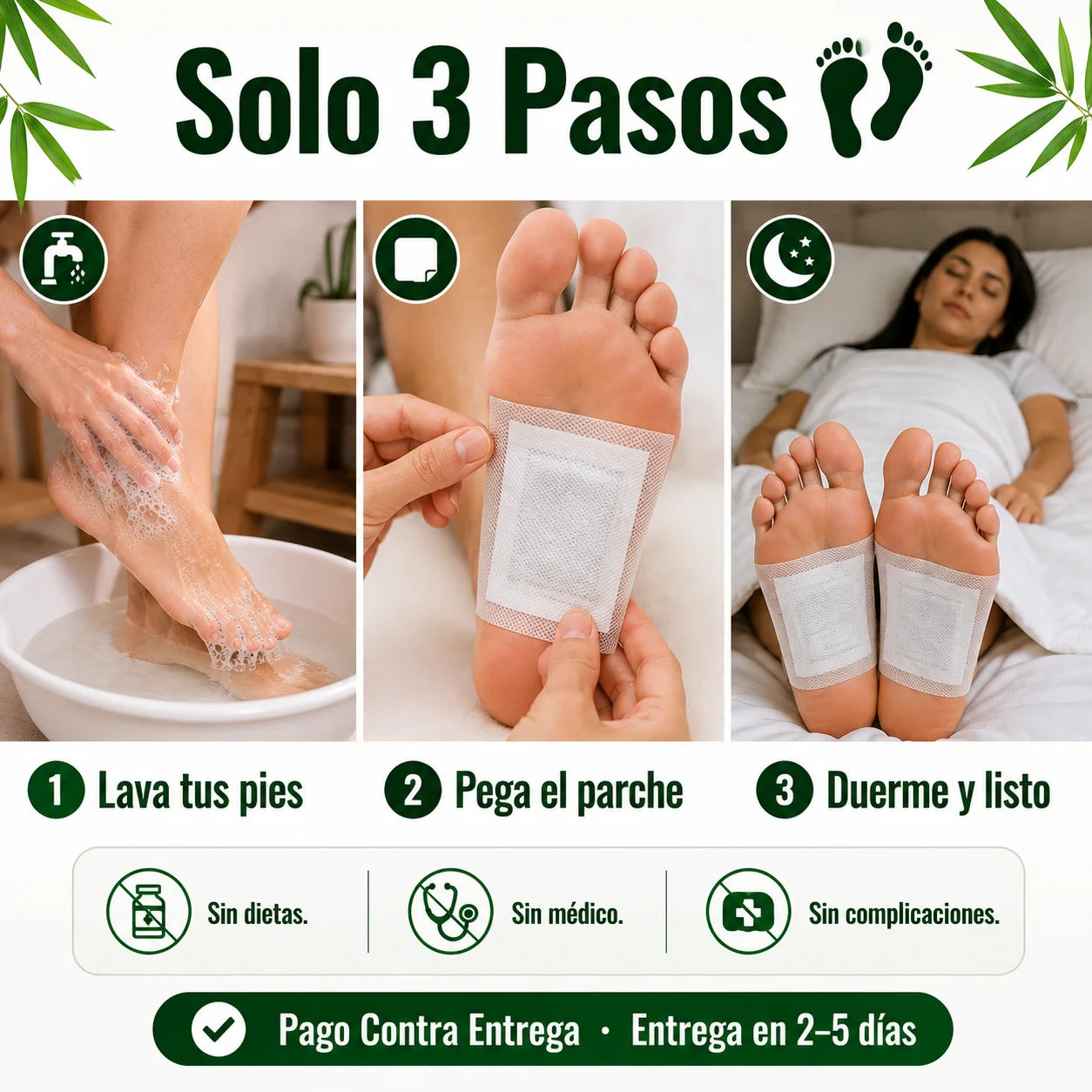 Parches Detox Kinoki | Desintoxica Tu Cuerpo Mientras Duermes