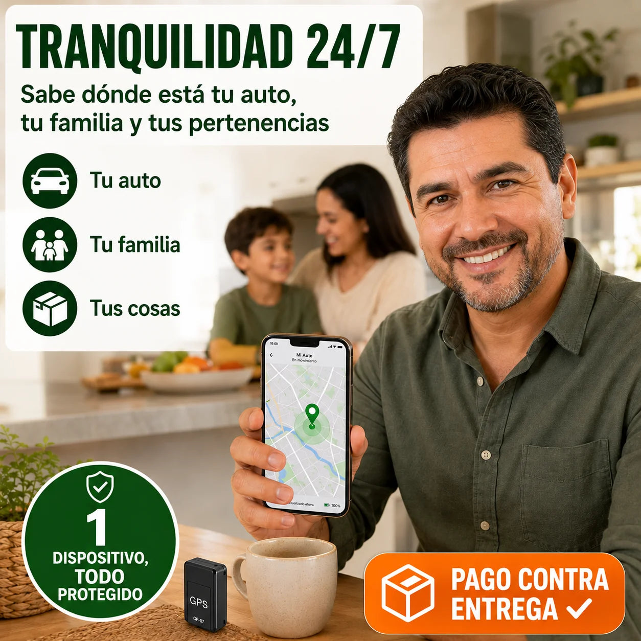 📍 Mini GPS Rastreador | Sabe Dónde Está Tu Auto En Todo Momento