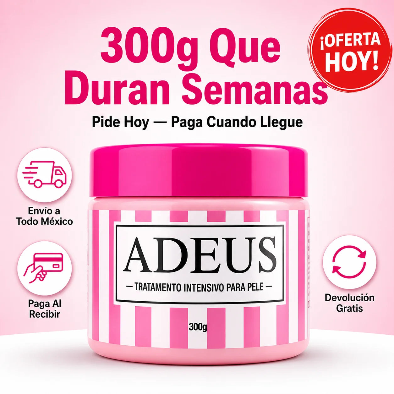 Crema Adeus Reafirmante | Piel Firme y Suave Desde Casa