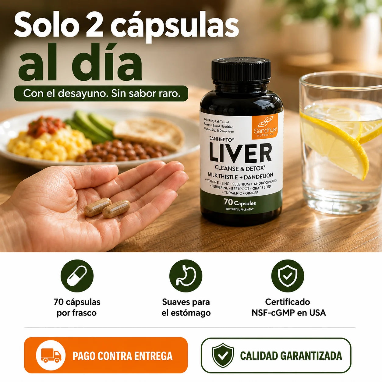 LIVER - Limpia y Protege Tu Hígado | Más Energía Desde el Primer Mes