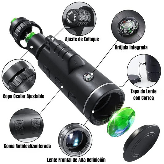 Ojo Águila 40X™ | Lente Telescópico HD para Celular 🔭