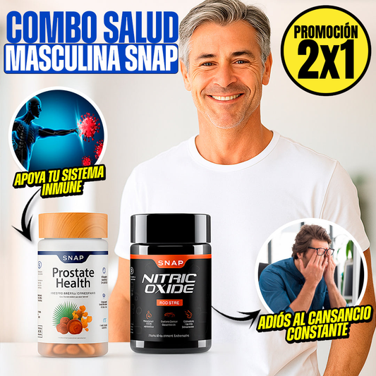 AlfaPower™ COMBO 2x1 | Óxido Nítrico + Próstata Saludable