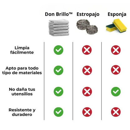 Paños Don Brillo™ | ¡Compra 1 y Te Regalamos 4!