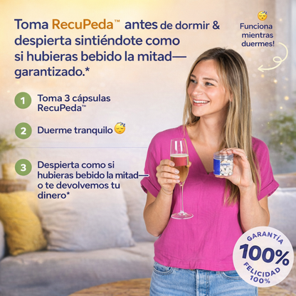 Cápsulas RecuPeda™ (12 dosis / 36 cápsulas)
