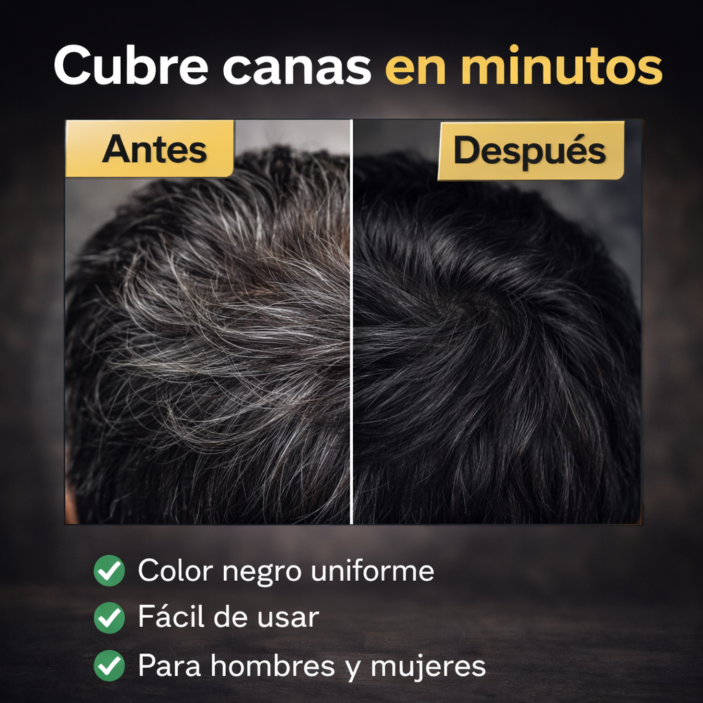 Shampoo Cubre Canas Negro Mi Color™