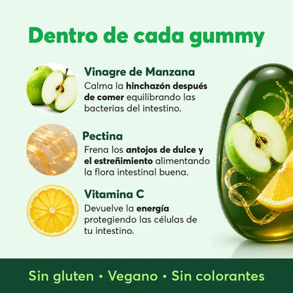 Vinagre de manzana, vitamina C y pectina
