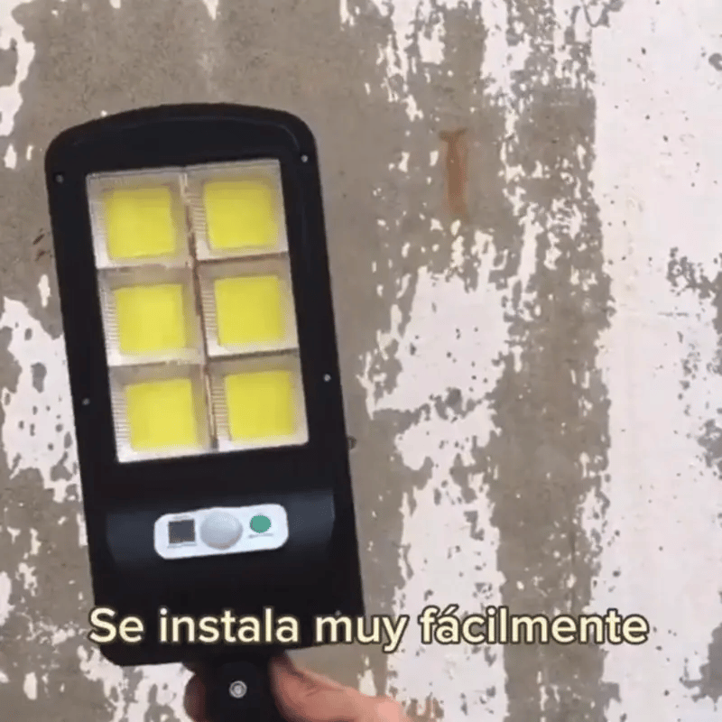 🌞 Lámpara Solar LED | Iluminación Gratis Sin Cables Ni Electricidad