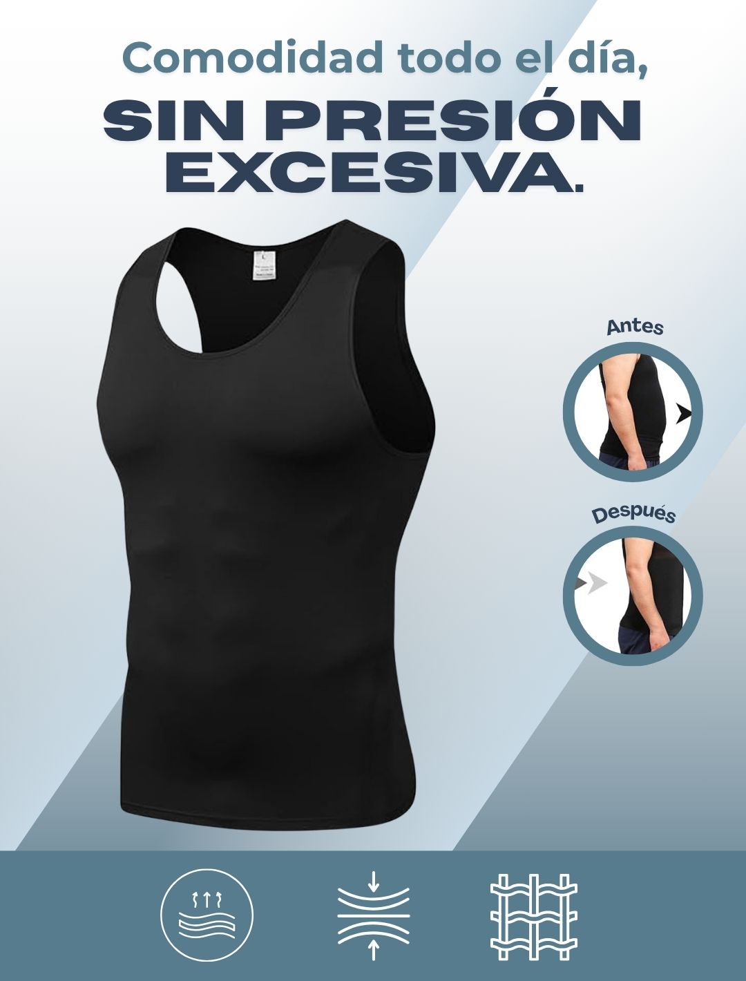 BodyFit™ | Camisilla Moldeadora para Abdomen Plano