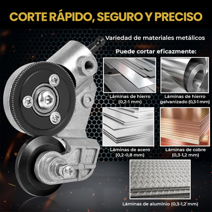 CortaXpress™ | Compatible con Cualquier Taladro