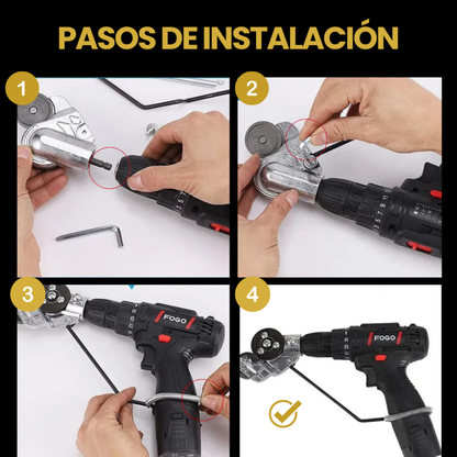 CortaXpress™ | Compatible con Cualquier Taladro