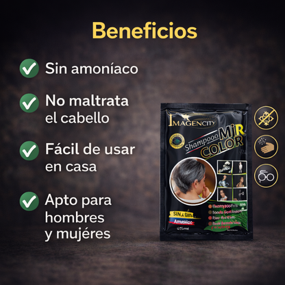 Shampoo Cubre Canas Negro Mi Color™