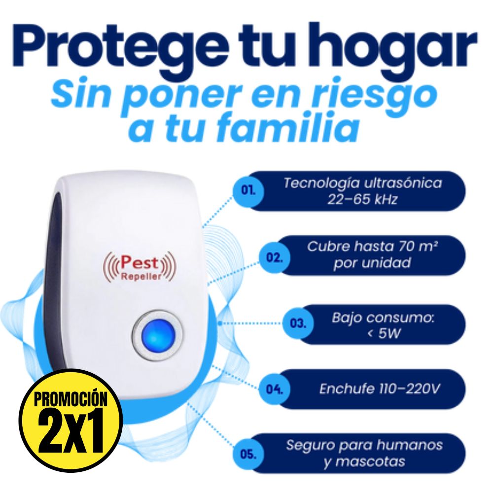 Pest Repeller™ | Repelente Ultrasónico Sin Químicos