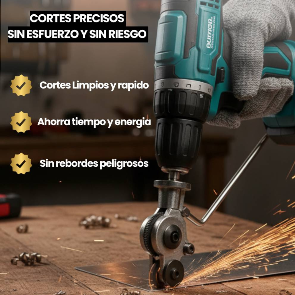 CortaXpress™ | Compatible con Cualquier Taladro