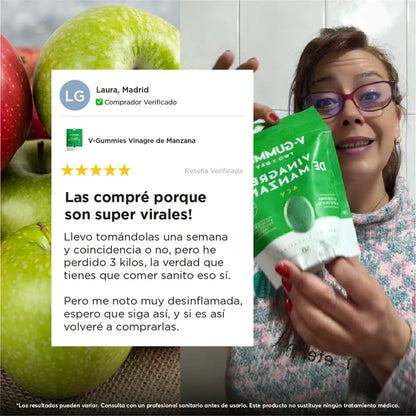 Vinagre de manzana, vitamina C y pectina