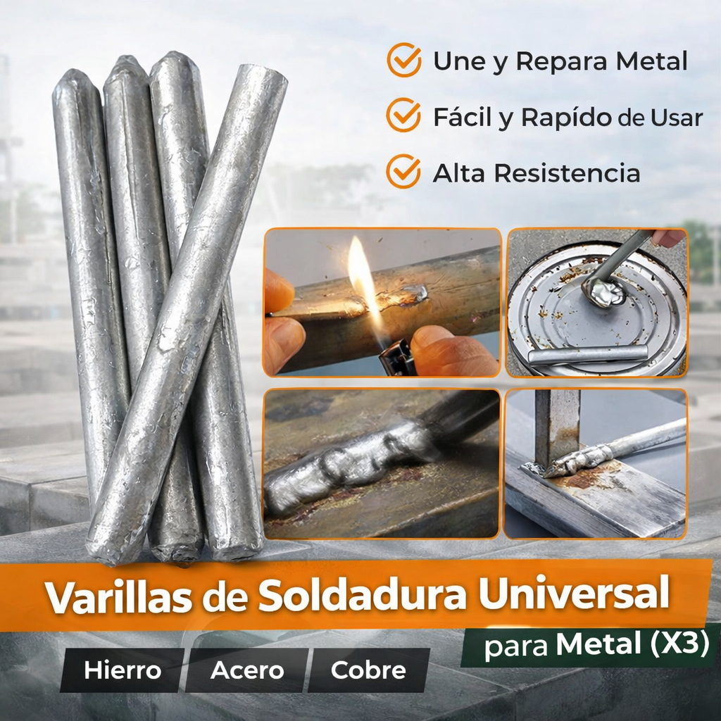 Varillas de Soldadura Universal para Metal (X3)