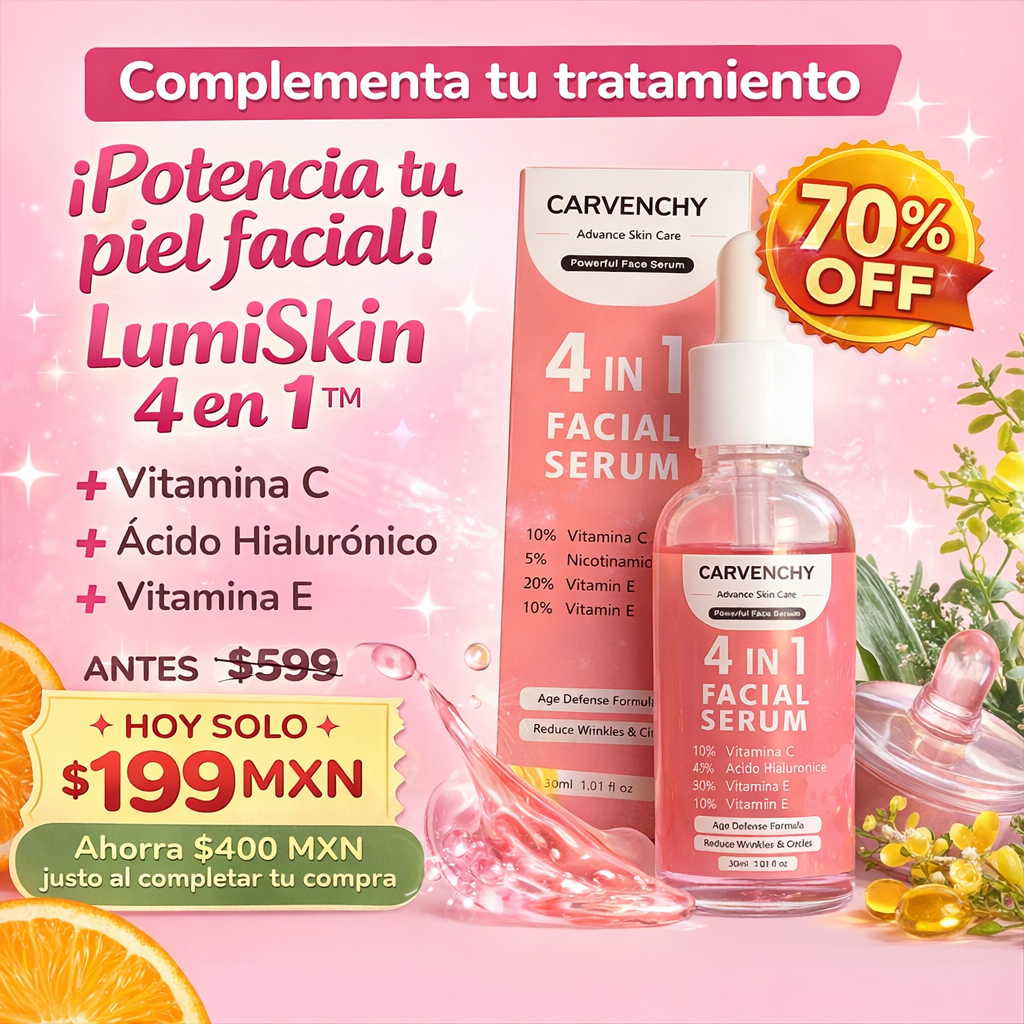 LumiSkin 4 en 1™ | Serum Facial Antiarrugas