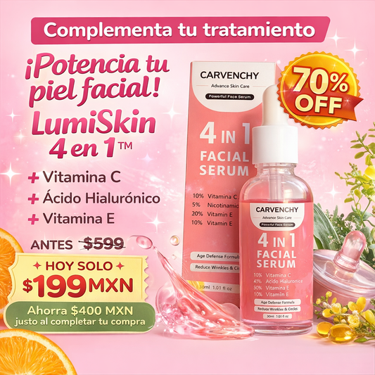 LumiSkin 4 en 1™ | Serum Facial Antiarrugas