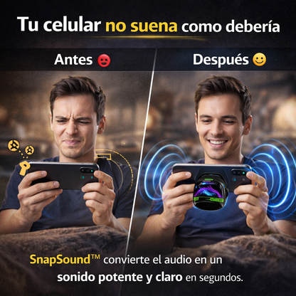 SnapSound™ | Pégalo a Tu Cel y Lleva el Sonido