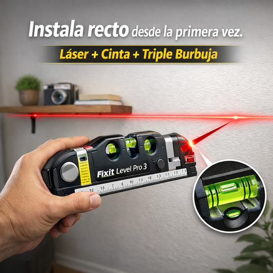 Fixit Level Pro 3™ | Precisión Profesional en Cada Instalación