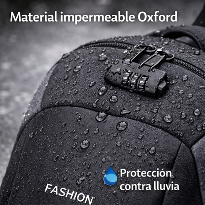 SecurePack™ | Mochila Antirrobo Impermeable con Puerto USB