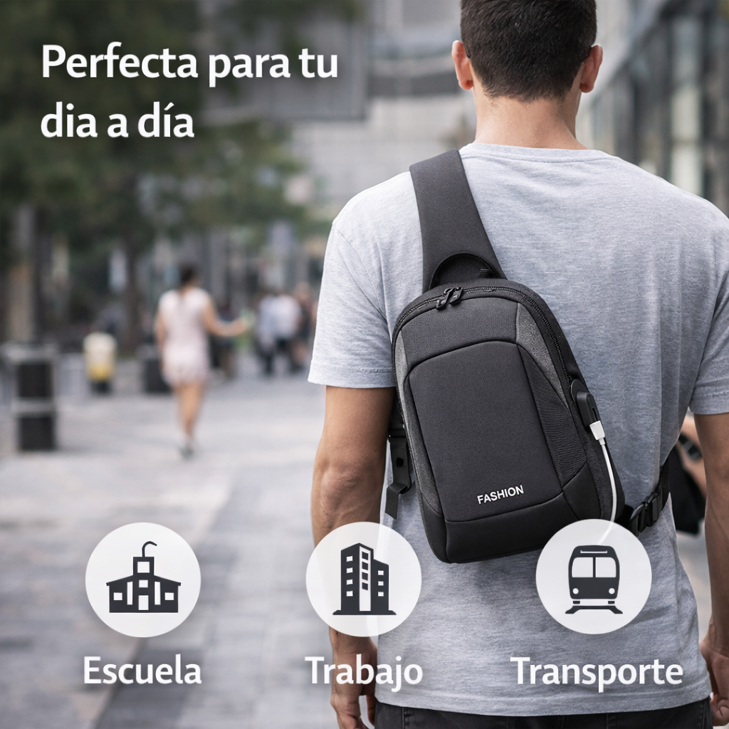 SecurePack™ | Mochila Antirrobo Impermeable con Puerto USB