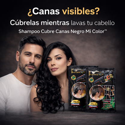 Shampoo Cubre Canas Negro Mi Color™
