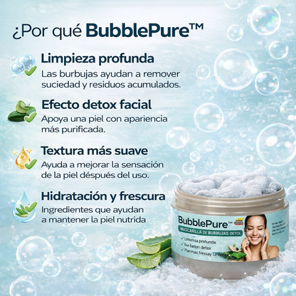 BubblePure™ – Mascarilla de Burbujas Detox