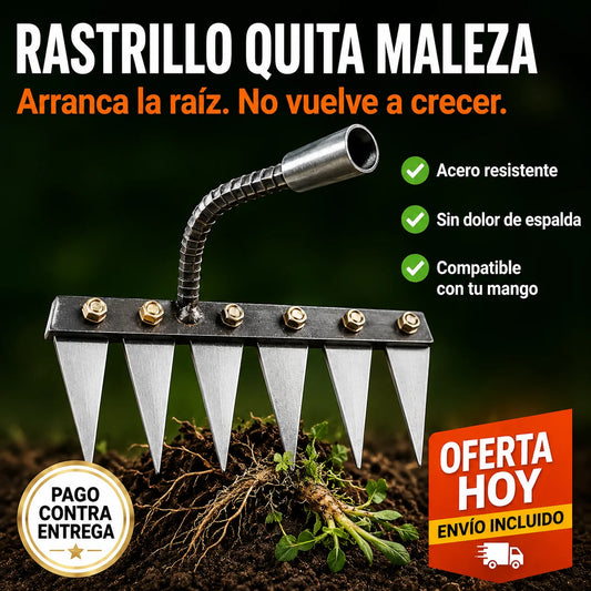 Rastrillo Quita Maleza | Arranca la Raíz y No Vuelve a Crecer