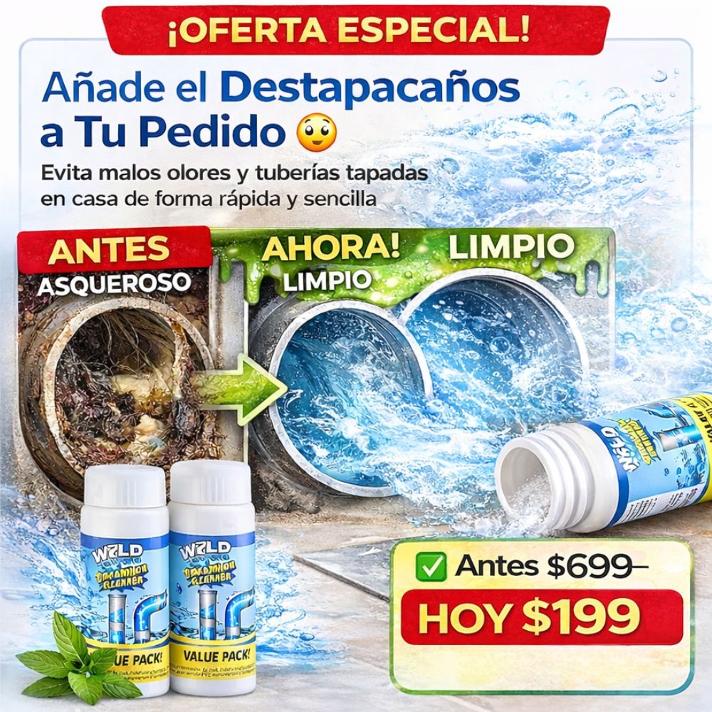 Destapacaños PRO – Limpieza Total del Hogar