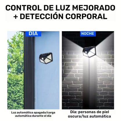 Solar100™ | Lámpara Solar con 100 Luces LED