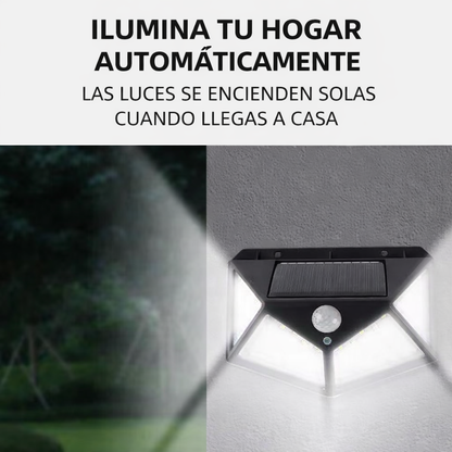 Solar100™ | Lámpara Solar con 100 Luces LED