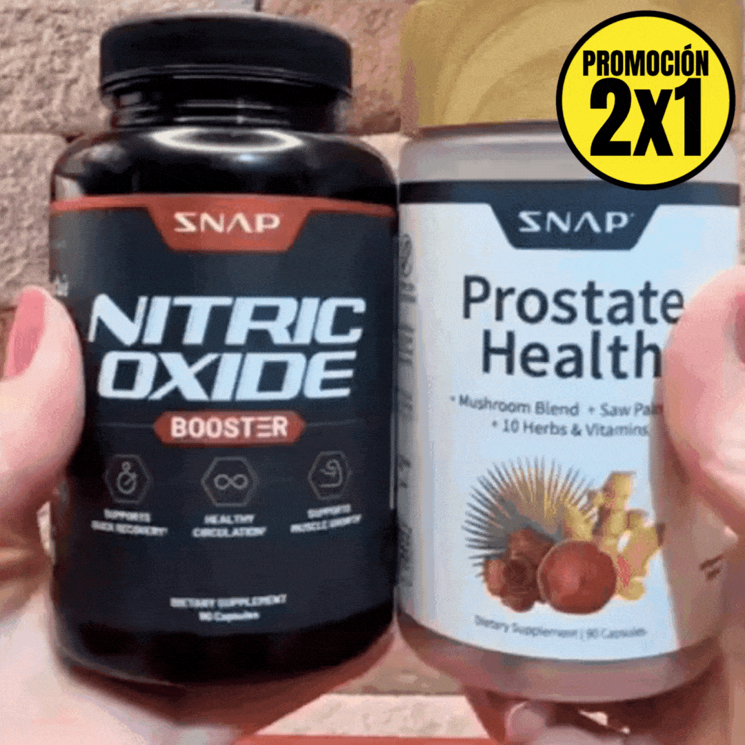 AlfaPower™ COMBO 2x1 | Óxido Nítrico + Próstata Saludable