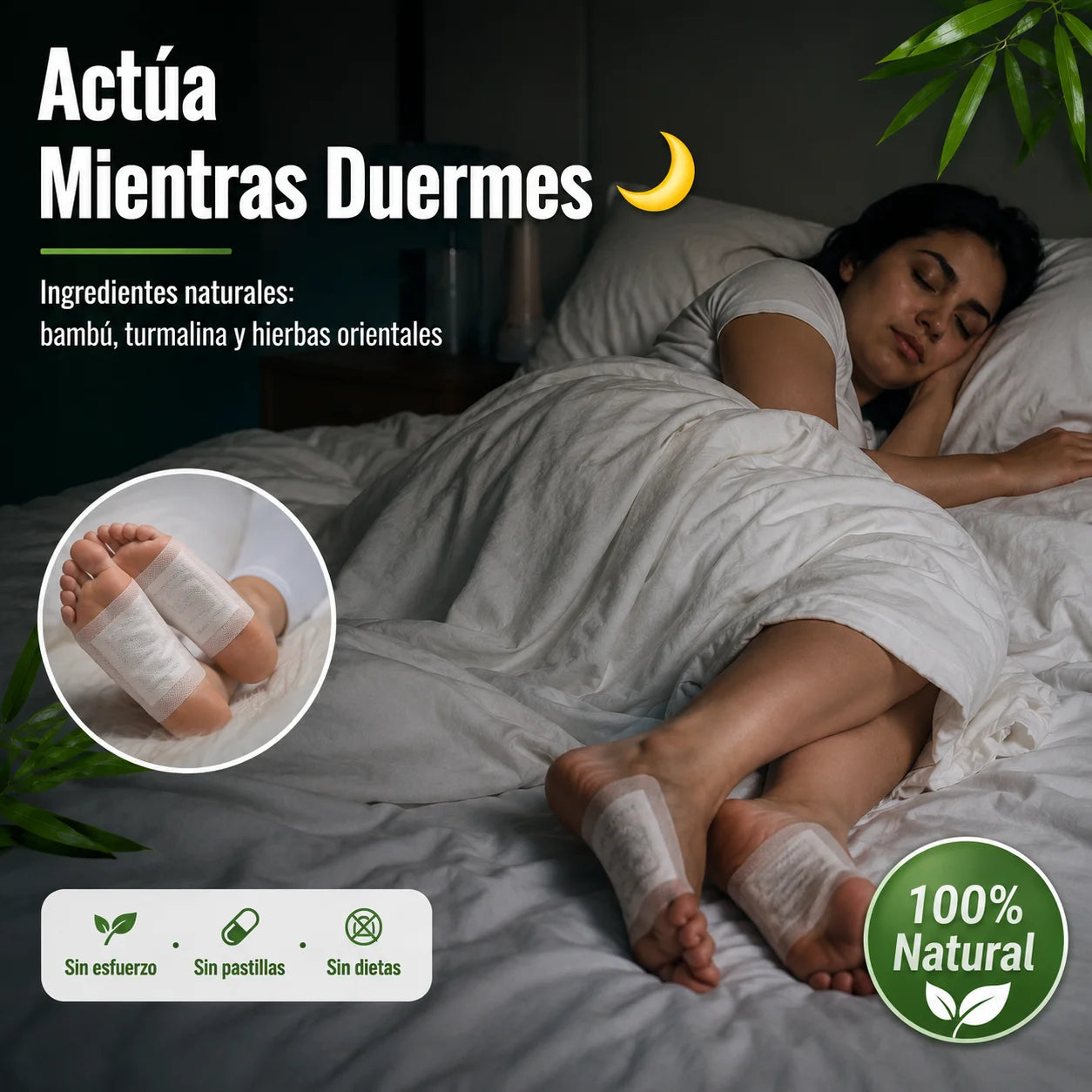 Parches Detox Kinoki | Desintoxica Tu Cuerpo Mientras Duermes