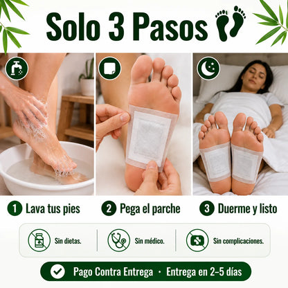 Parches Detox Kinoki | Desintoxica Tu Cuerpo Mientras Duermes