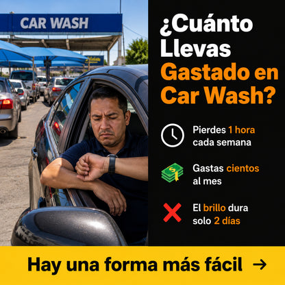 🚗 Cera Cerámica 3 en 1 | Brillo Profesional Sin Ir al Car Wash