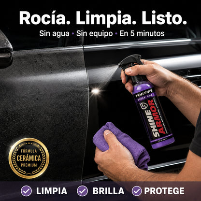 🚗 Cera Cerámica 3 en 1 | Brillo Profesional Sin Ir al Car Wash