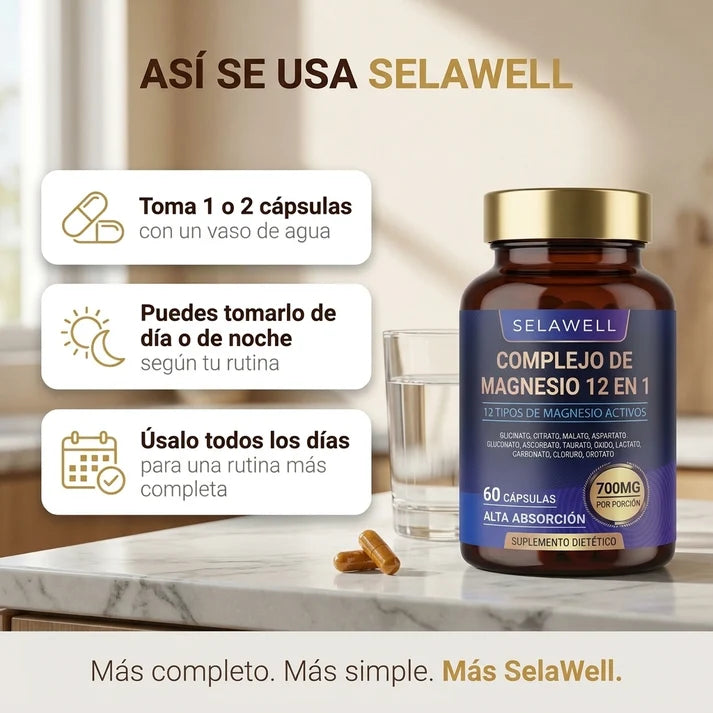 Complejo de Magnesio 12 en 1 – SelaWell