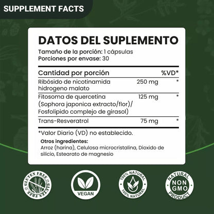Primevital NAD+ | Tu Dosis Diaria de Longevidad