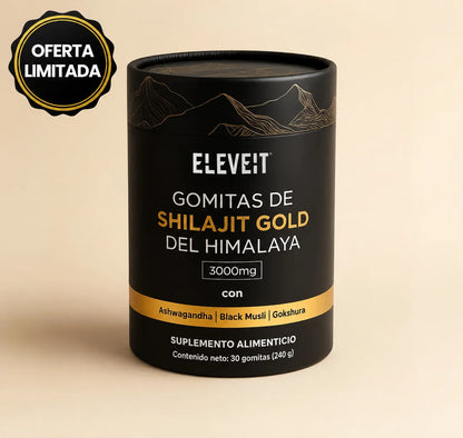 Eleveit Gold Gomitas de Shilajit Puro del Himalaya: