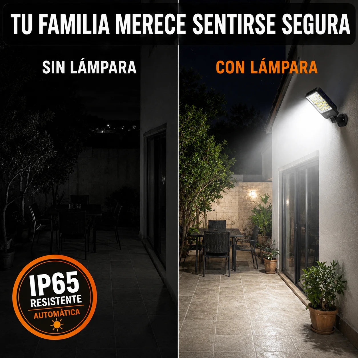 🌞 Lámpara Solar LED | Iluminación Gratis Sin Cables Ni Electricidad