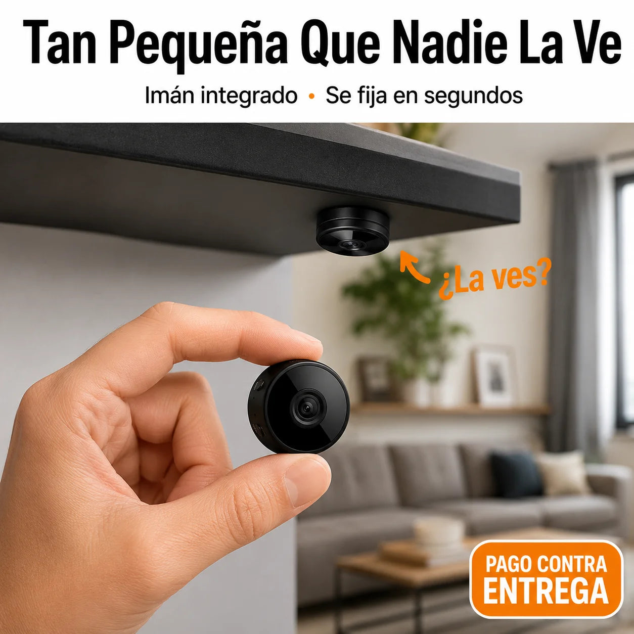 Mini Cámara Espía WiFi | Vigila Tu Casa Desde El Celular