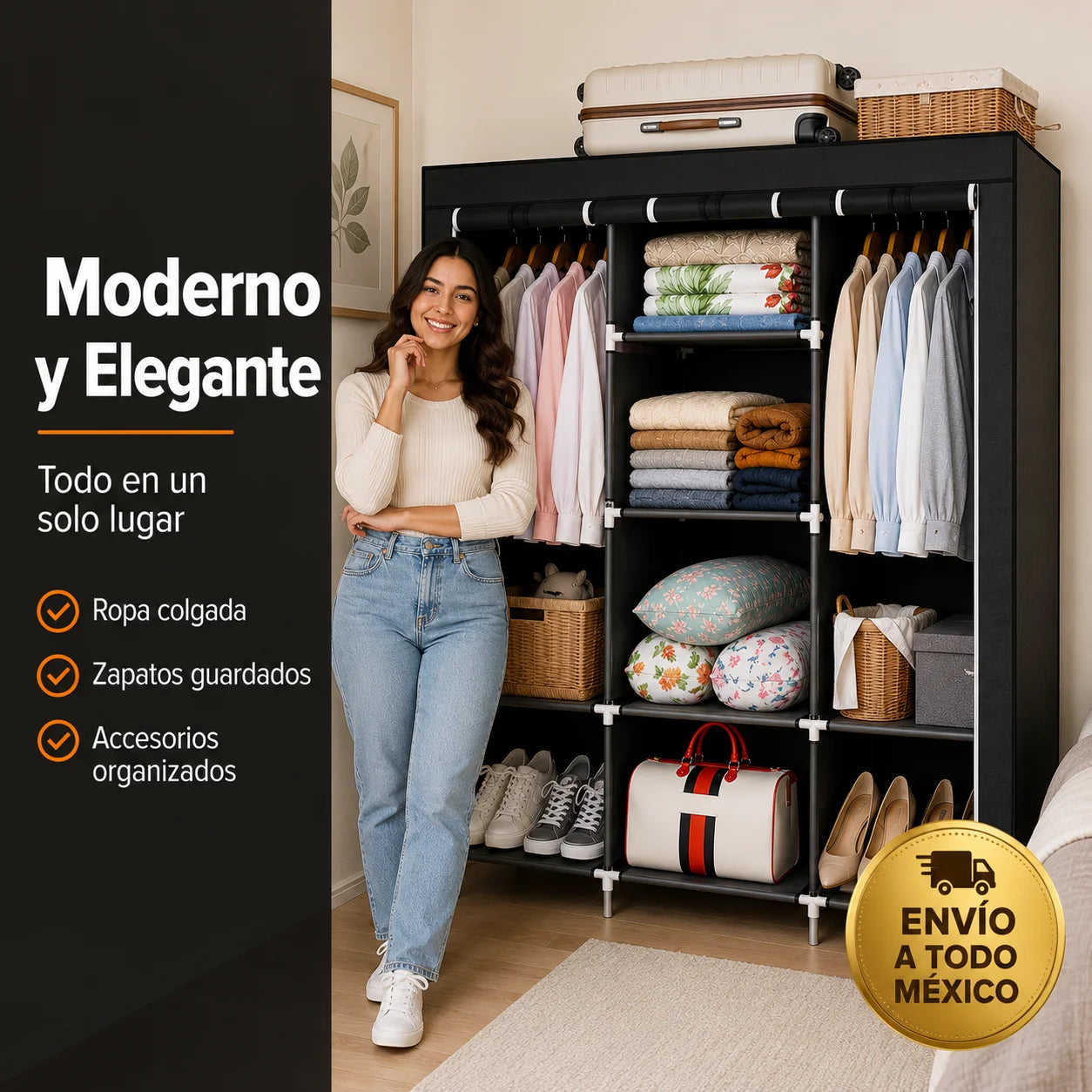Closet Plegable | Organiza Todo Tu Cuarto Sin Ocupar Espacio