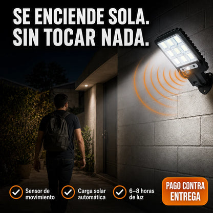 🌞 Lámpara Solar LED | Iluminación Gratis Sin Cables Ni Electricidad