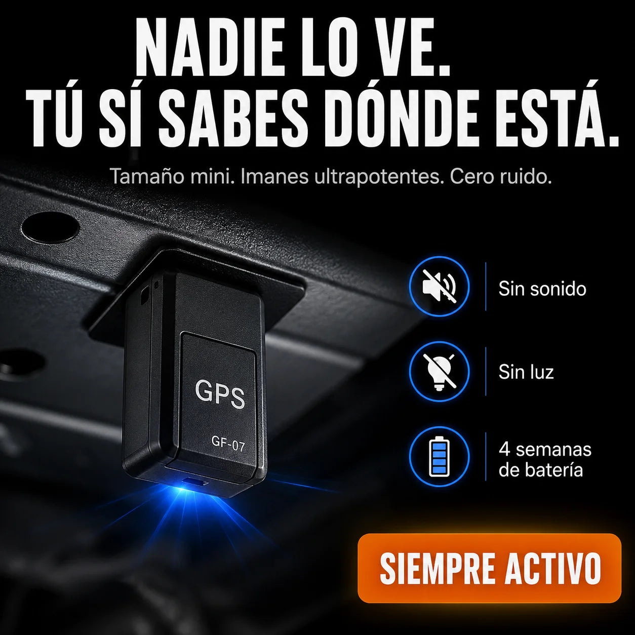 📍 Mini GPS Rastreador | Sabe Dónde Está Tu Auto En Todo Momento