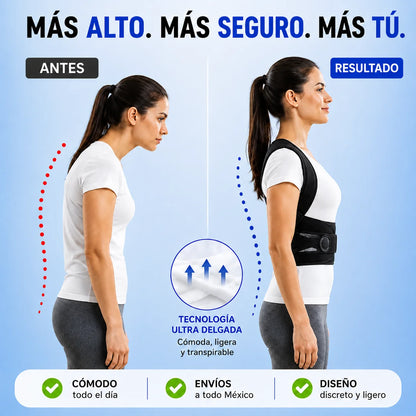 Corrector de Postura MAX® | Espalda Recta Desde el Primer Uso