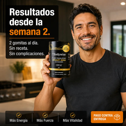 Shilajit Gomas | Energía y Vitalidad Masculina Desde el Día 1