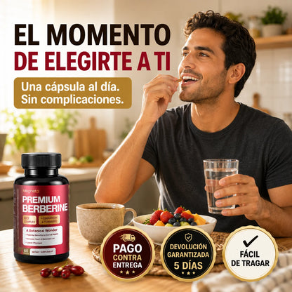 Berberina Premium Megneta | Equilibra tu Glucosa, Cuida tu Corazón